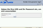 Groupware Kolab Login