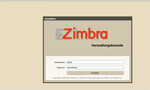 Groupware Zimbra Login